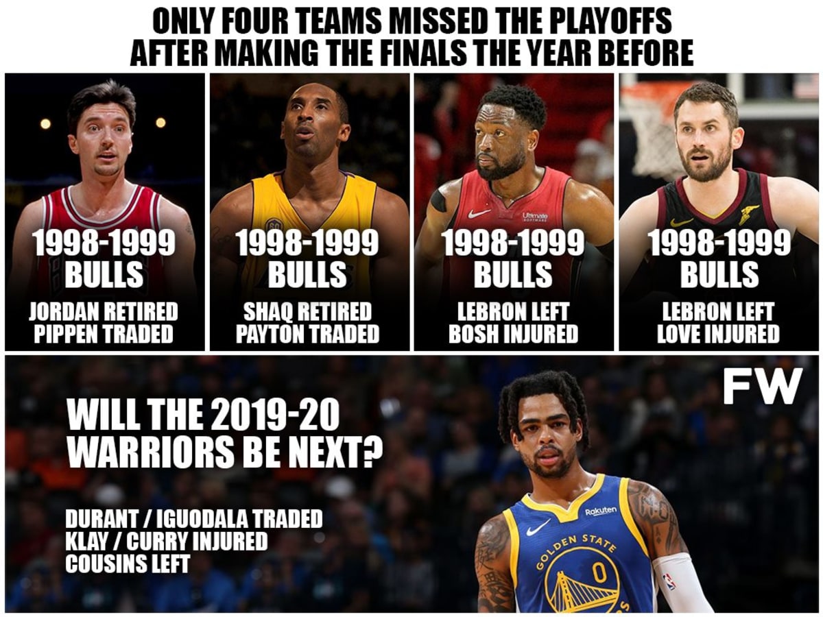 Only Four Teams Missed The Playoffs After Making The Finals The