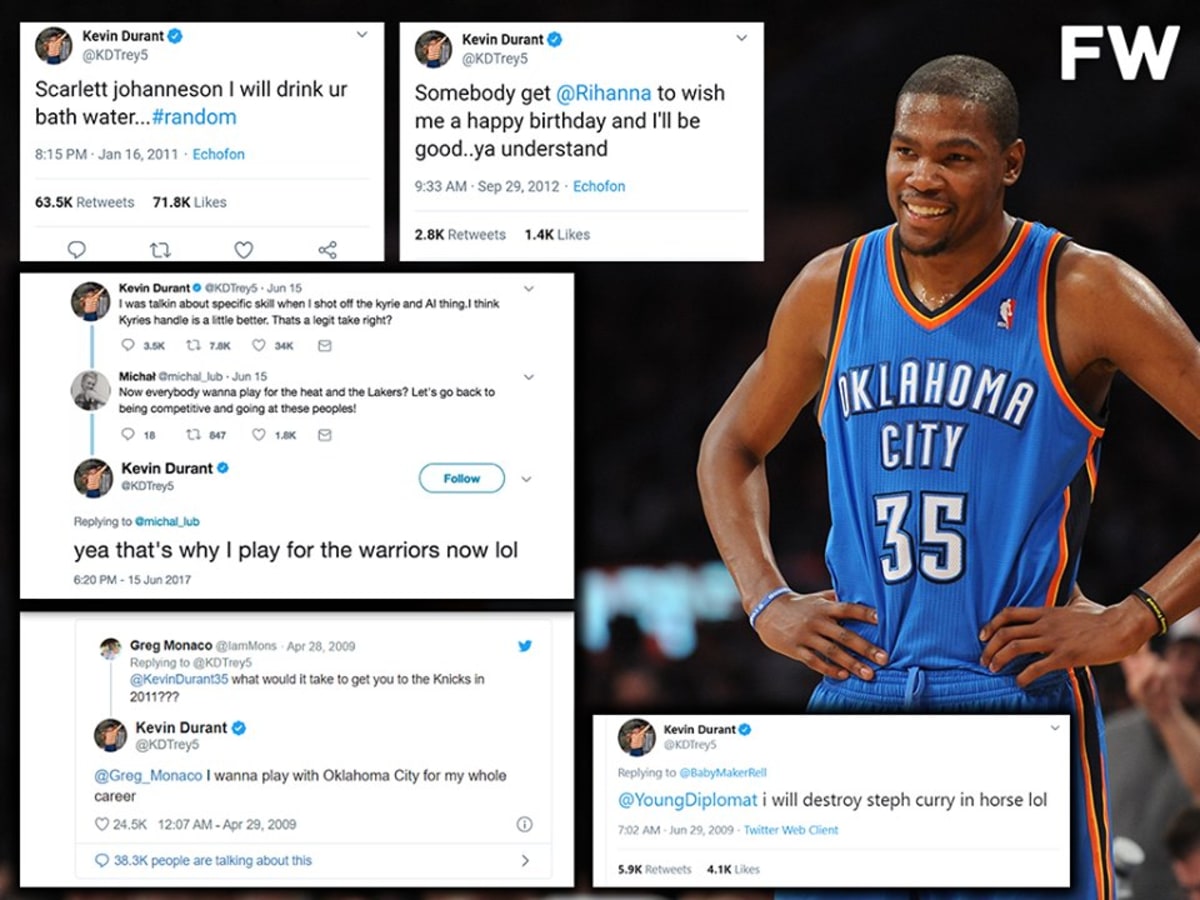 Kevin Durant s Most Bizarre Tweets Of All Time Fadeaway World