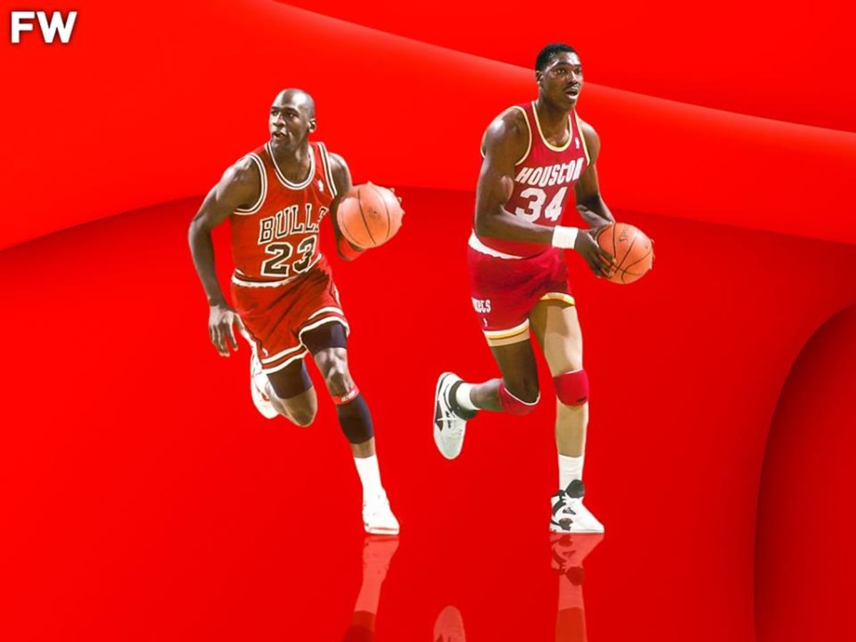 Michael jordan and hakeem olajuwon discount