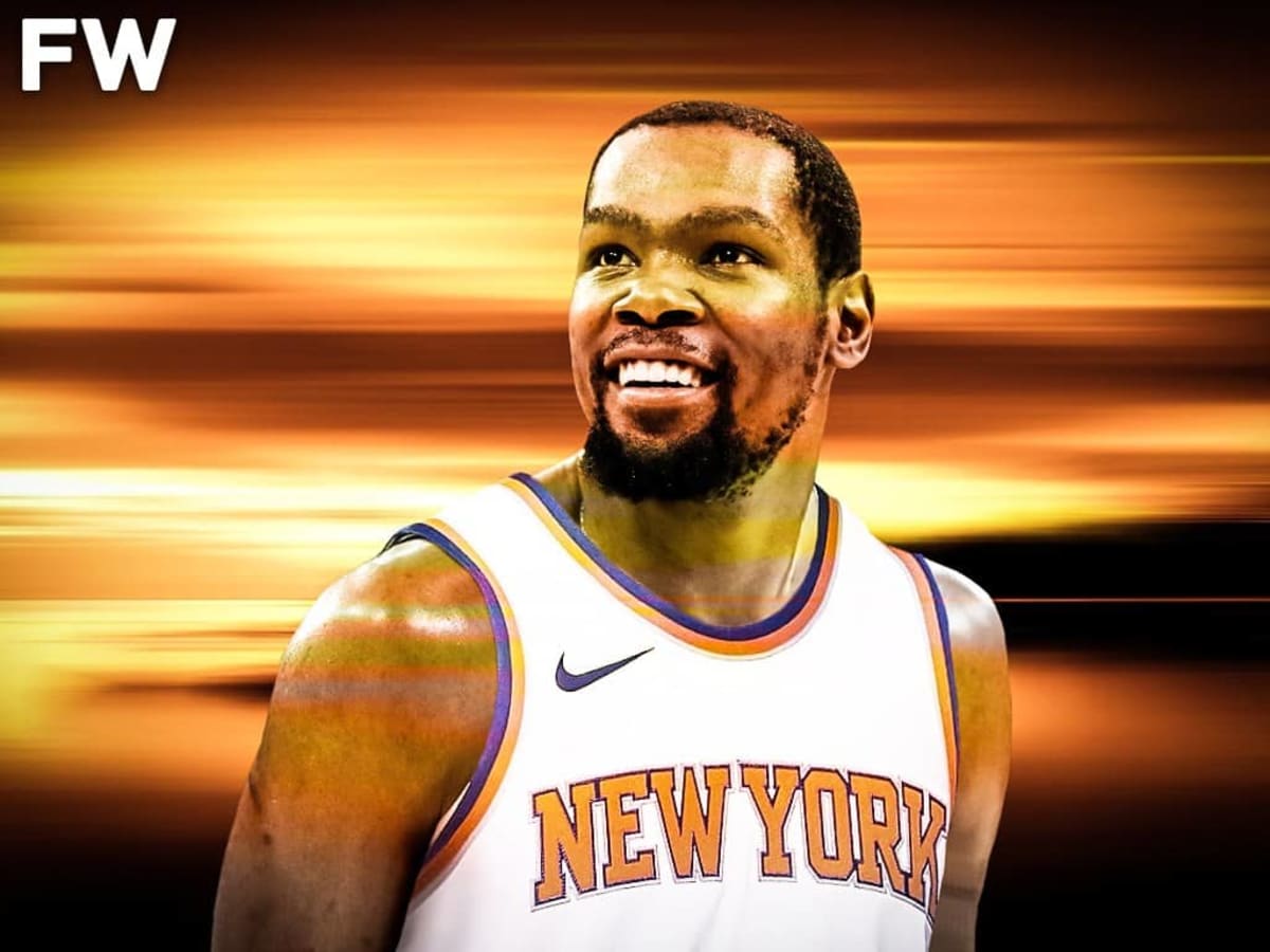 Kevin durant in knicks jersey top