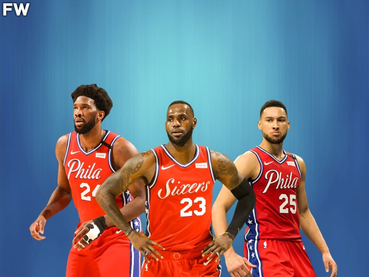 Lebron 76ers sales
