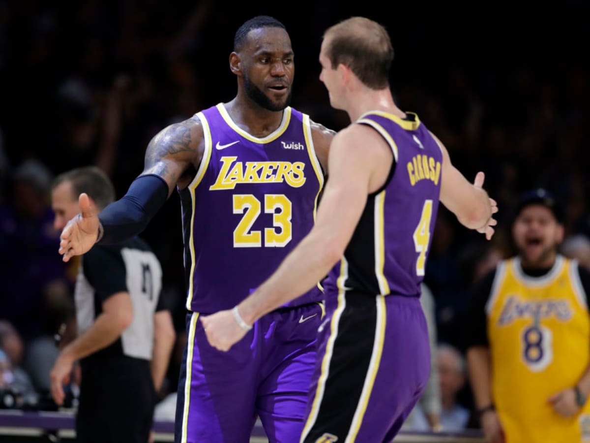 Alex caruso top purple jersey