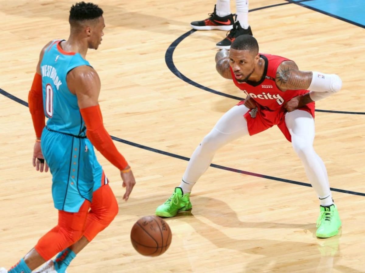 Russell westbrook damian lillard hot sale