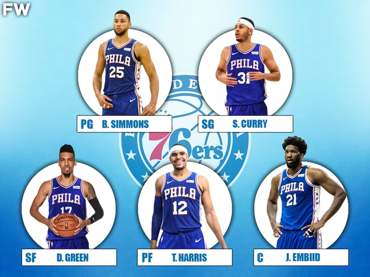 The 2020 21 Projected Starting Lineup For The Philadelphia 76ers