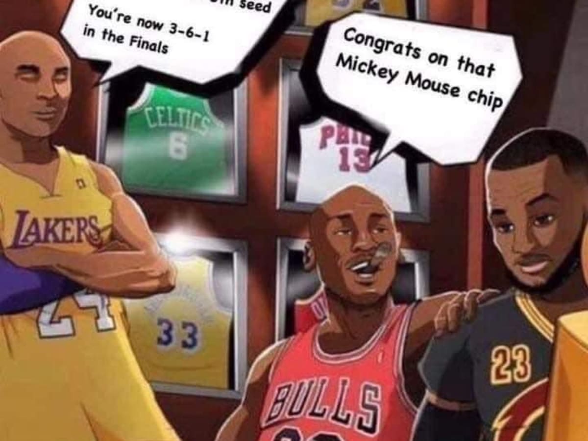 NBA Twitter Mocks LeBron James With Kobe Bryant And Michael Jordan Meme Fadeaway World