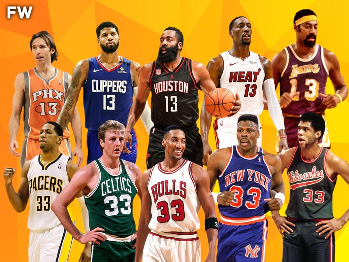 Team No. 13 vs. Team No. 33 James Harden Wilt Chamberlain vs