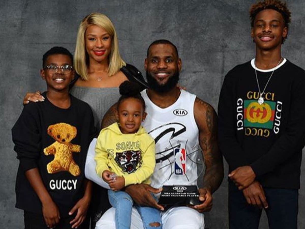 LeBron James On Why His Sons Bronny Bryce And Daughter Zhuri Didn t Join Him In Orlando There s Nothing For Them To Do Here. Fadeaway World