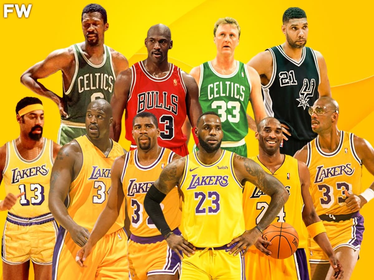 Los Angeles Lakers Have 6 Of Top 10 Greatest Players Of All Time Fadeaway World