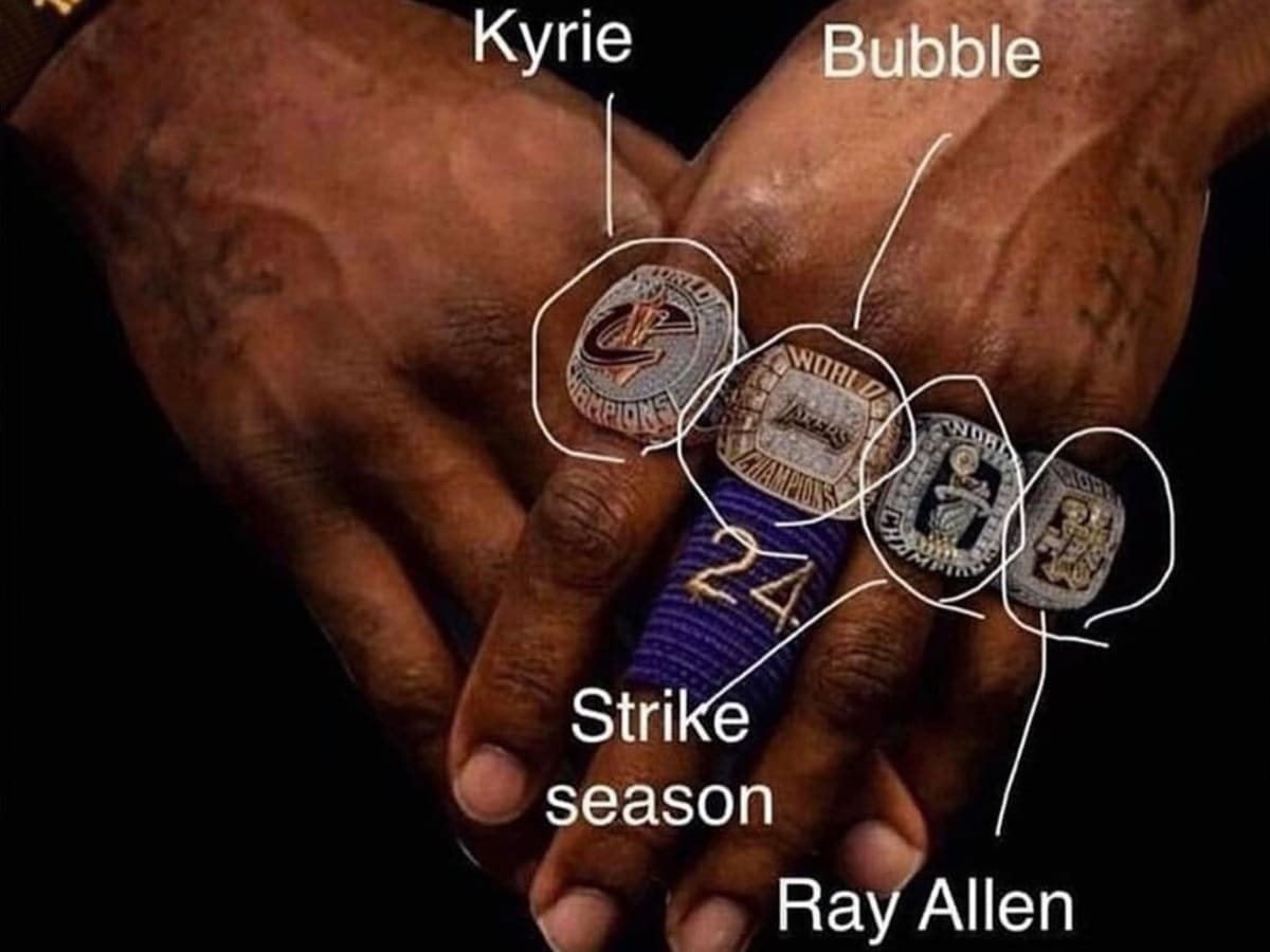Lebron james rings won online