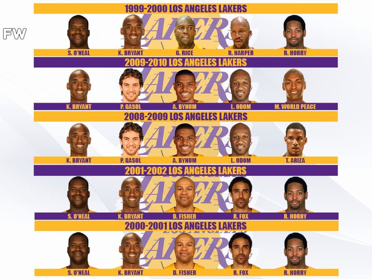Kobe championship sale years