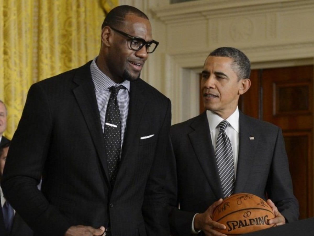Lebron store james obama