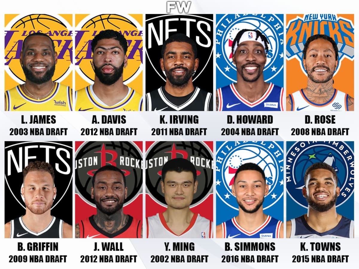 Ranking The Last 20 No. 1 Overall Picks LeBron James Anthony