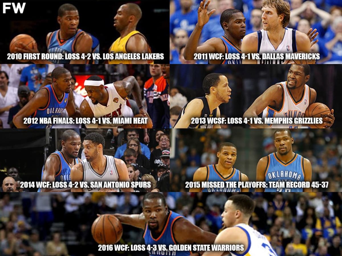 Kevin Durant Before He Joined The Warriors Superteams Lost To