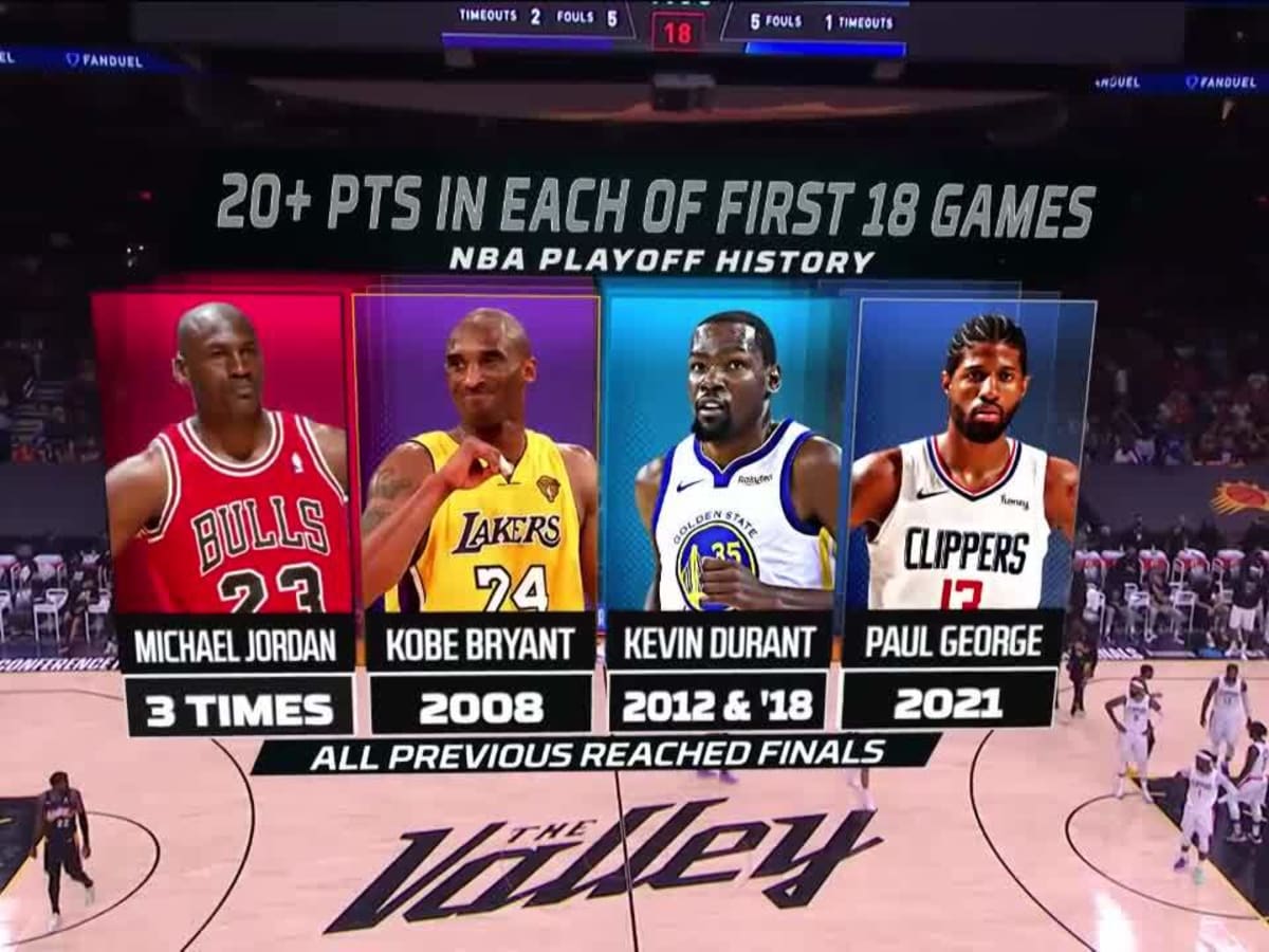 Paul George Joins MJ Kobe Kevin Durant In Incredible Stat Only