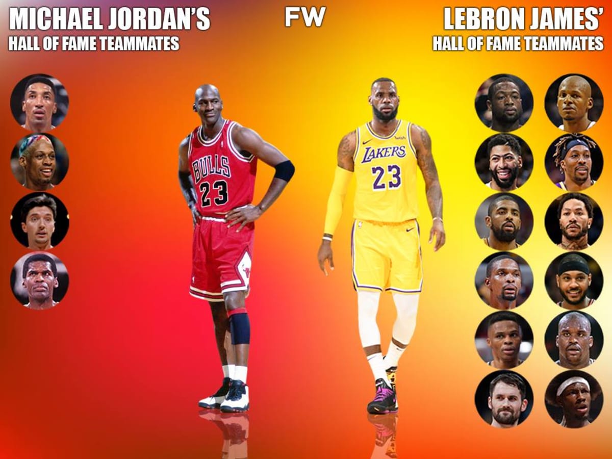 Michael jordan cheap versus lebron james