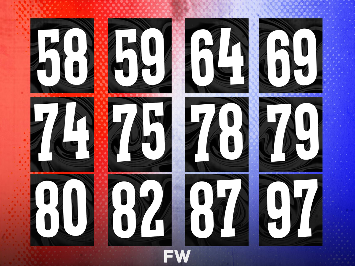 NBA Jersey Numbers That Have Never Been Worn Fadeaway World