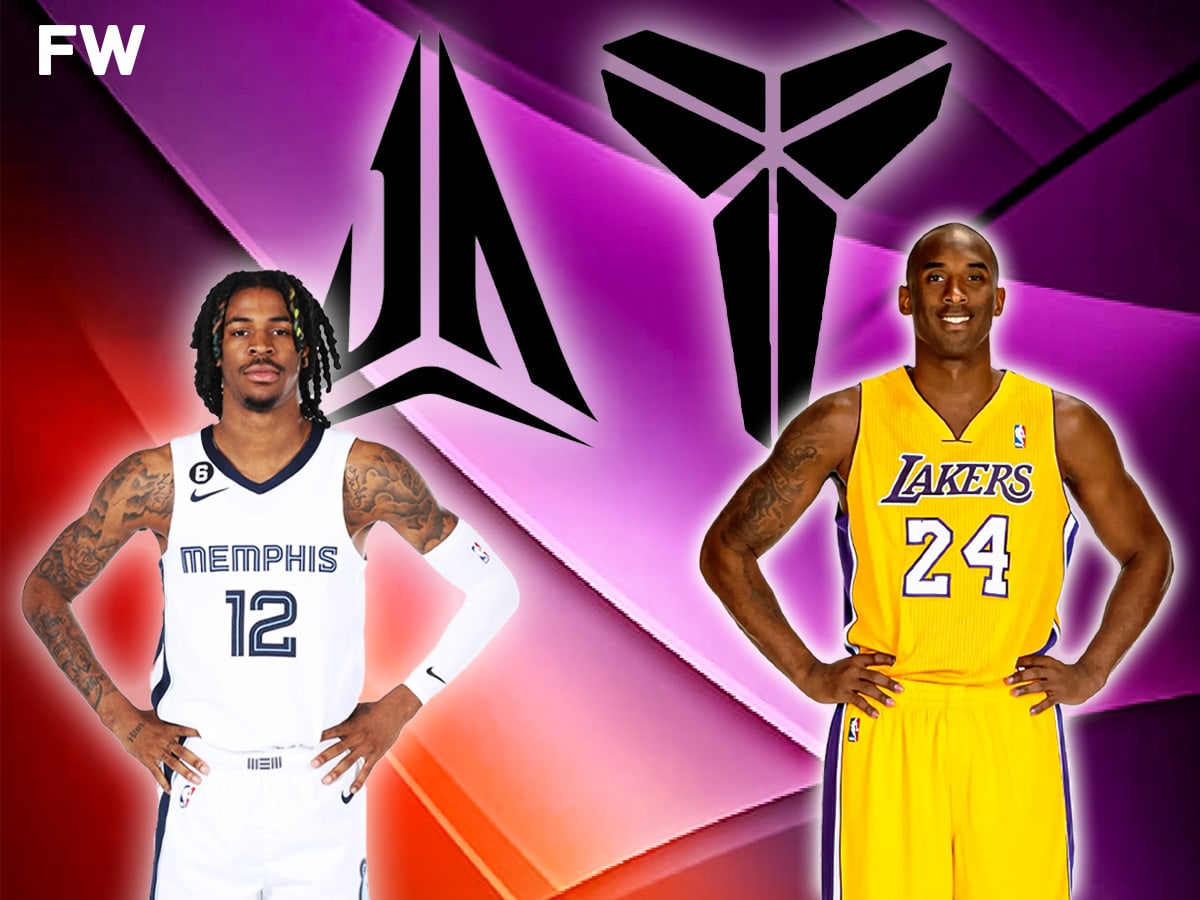 NBA Fans Debate Whether Ja Morant s New Nike Logo Is Just Kobe Bryant s Logo Upside Down Fadeaway World