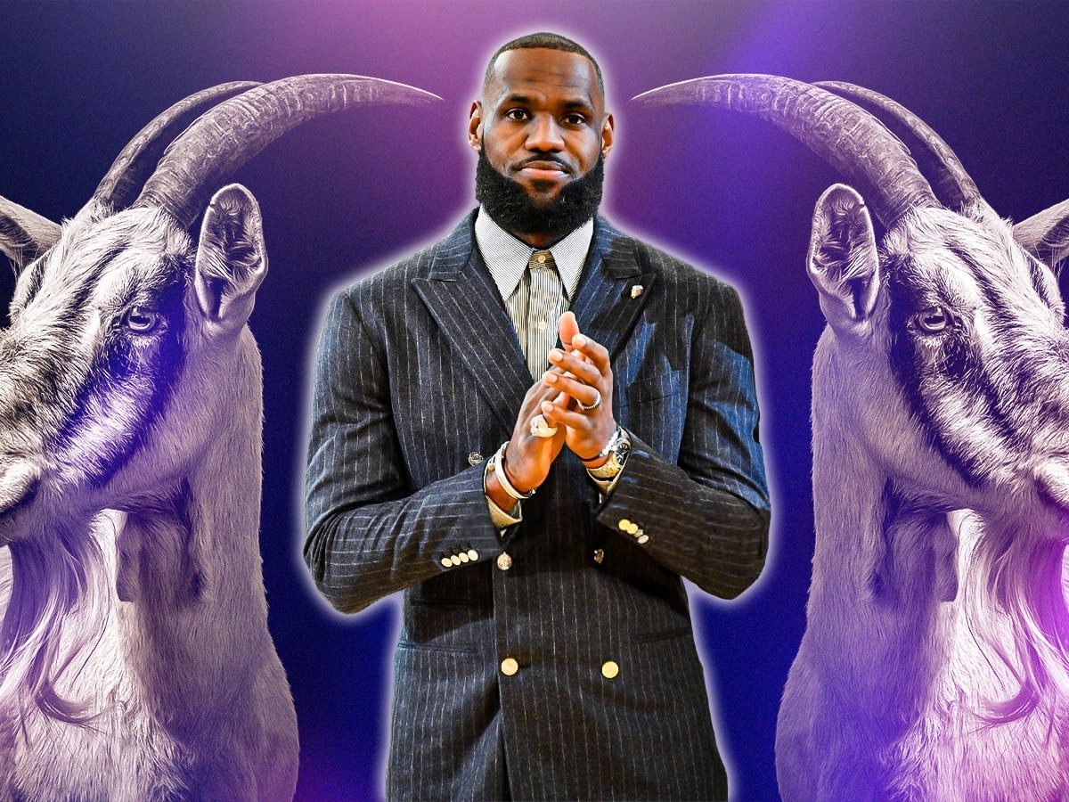 LeBron James Took Two Goats To Dinner Party After Breaking All