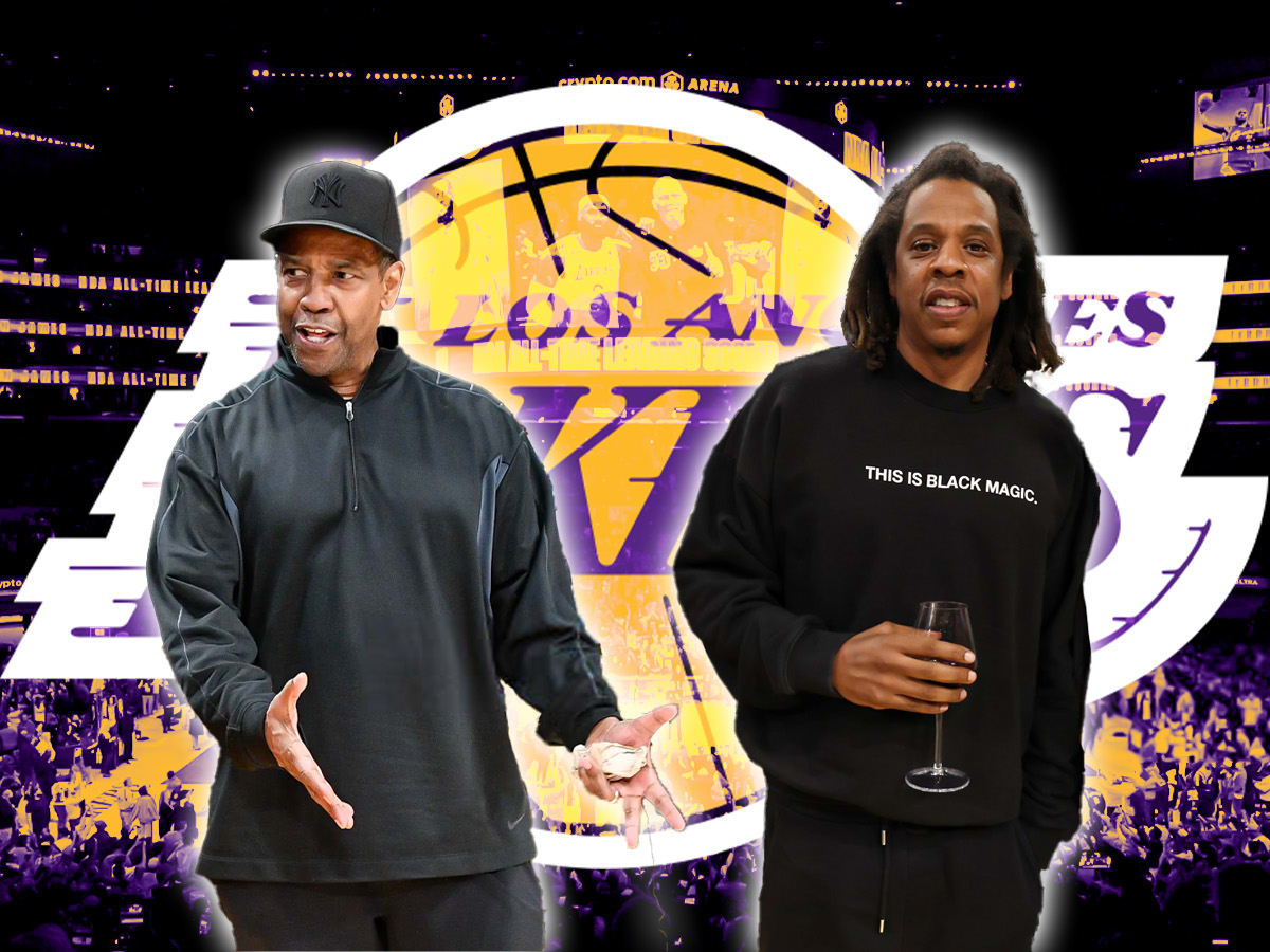Denzel washington lakers on sale