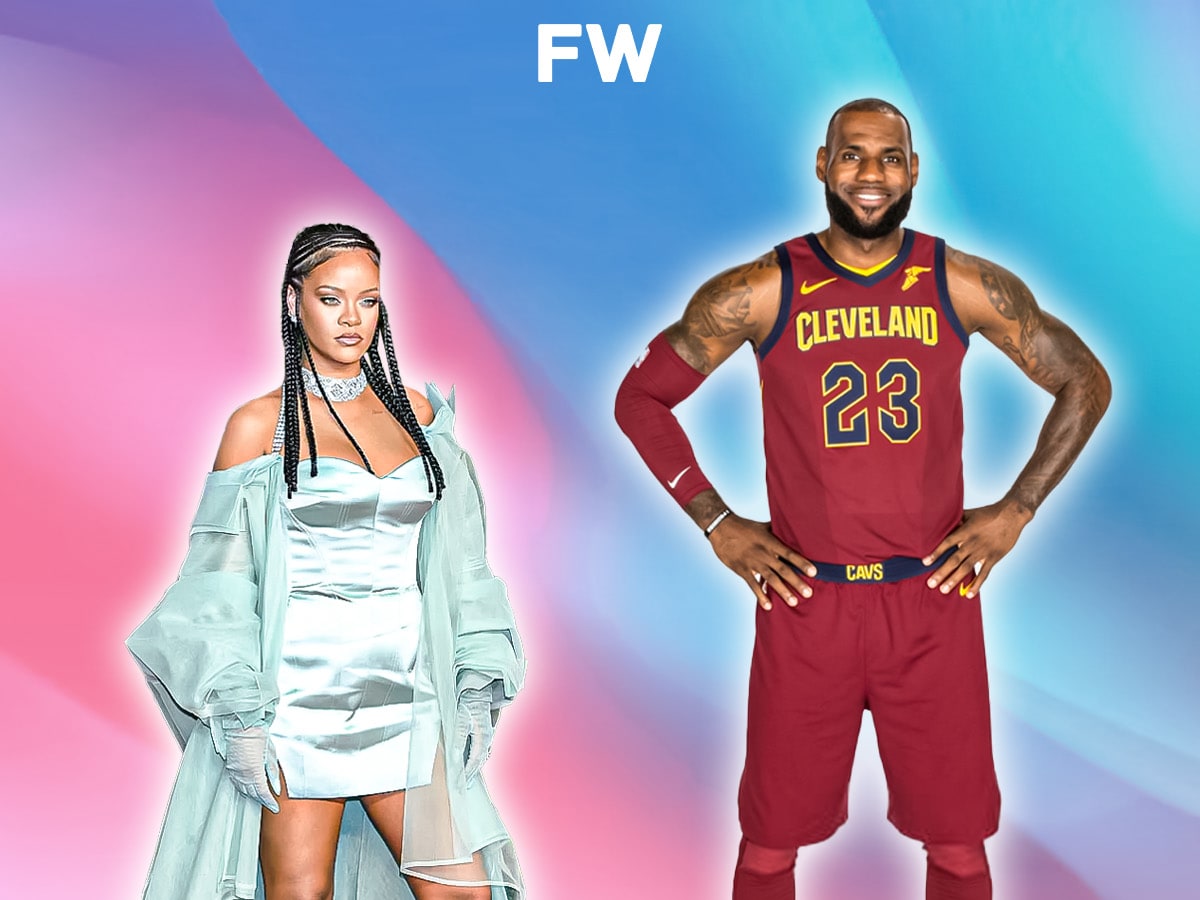 Lebron james and rihanna outlet
