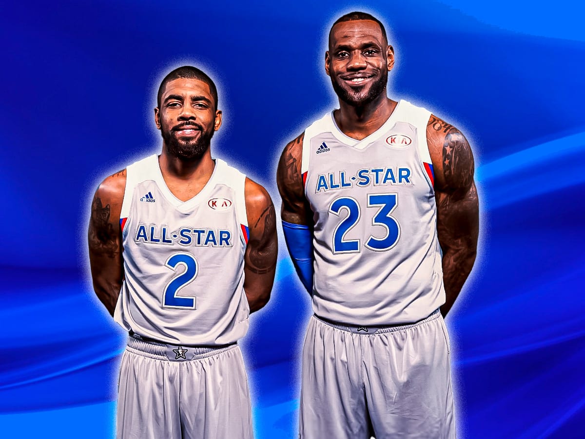 LeBron James Reunites With Kyrie Irving In 2023 NBA All Star Draft