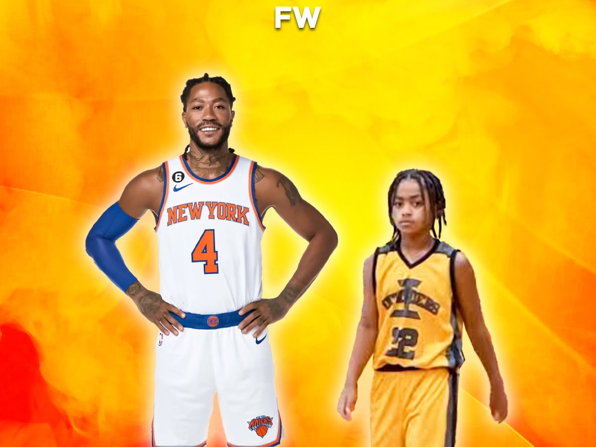 10 Year Old Derrick Rose s Son PJ On His Dad He Means Everything To Me. He Taught Me How To Play Basketball. Fadeaway World