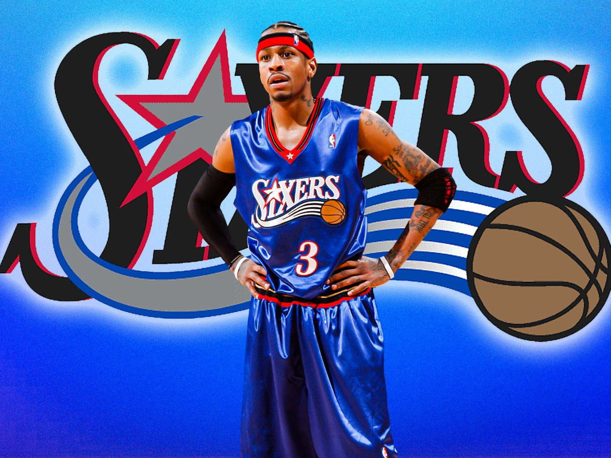Iverson 76ers on sale