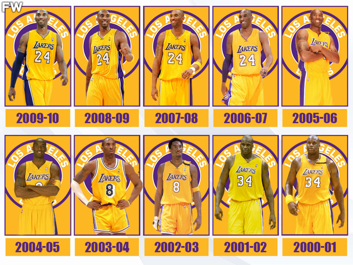 La hot sale lakers 2001