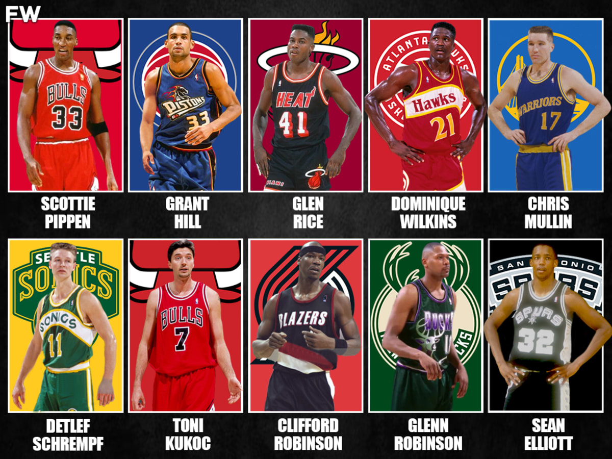 The 10 Greatest NBA Small Forwards Of The 1990s Fadeaway World