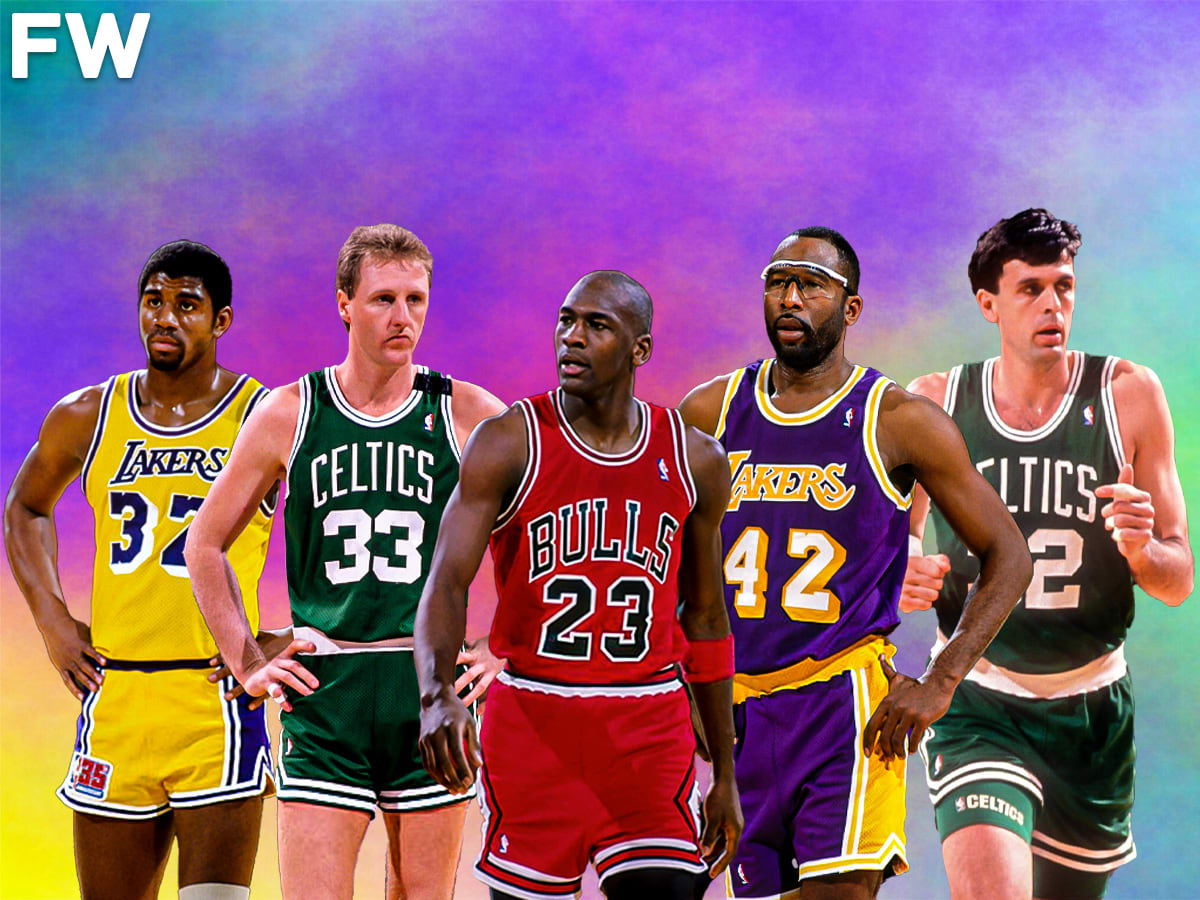 Michael Jordan s All Time Starting 5 In 1992 Magic Johnson Larry