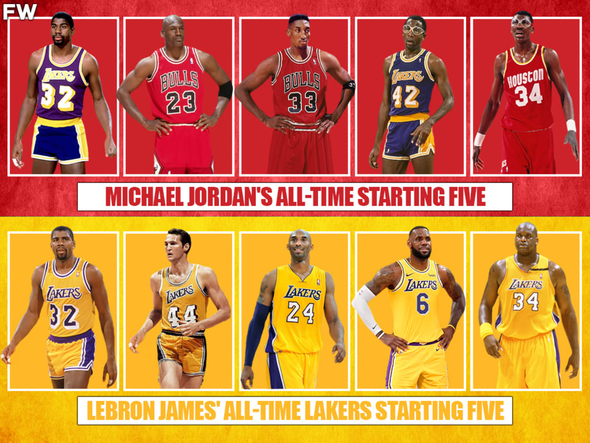 Team lebron top starting 5
