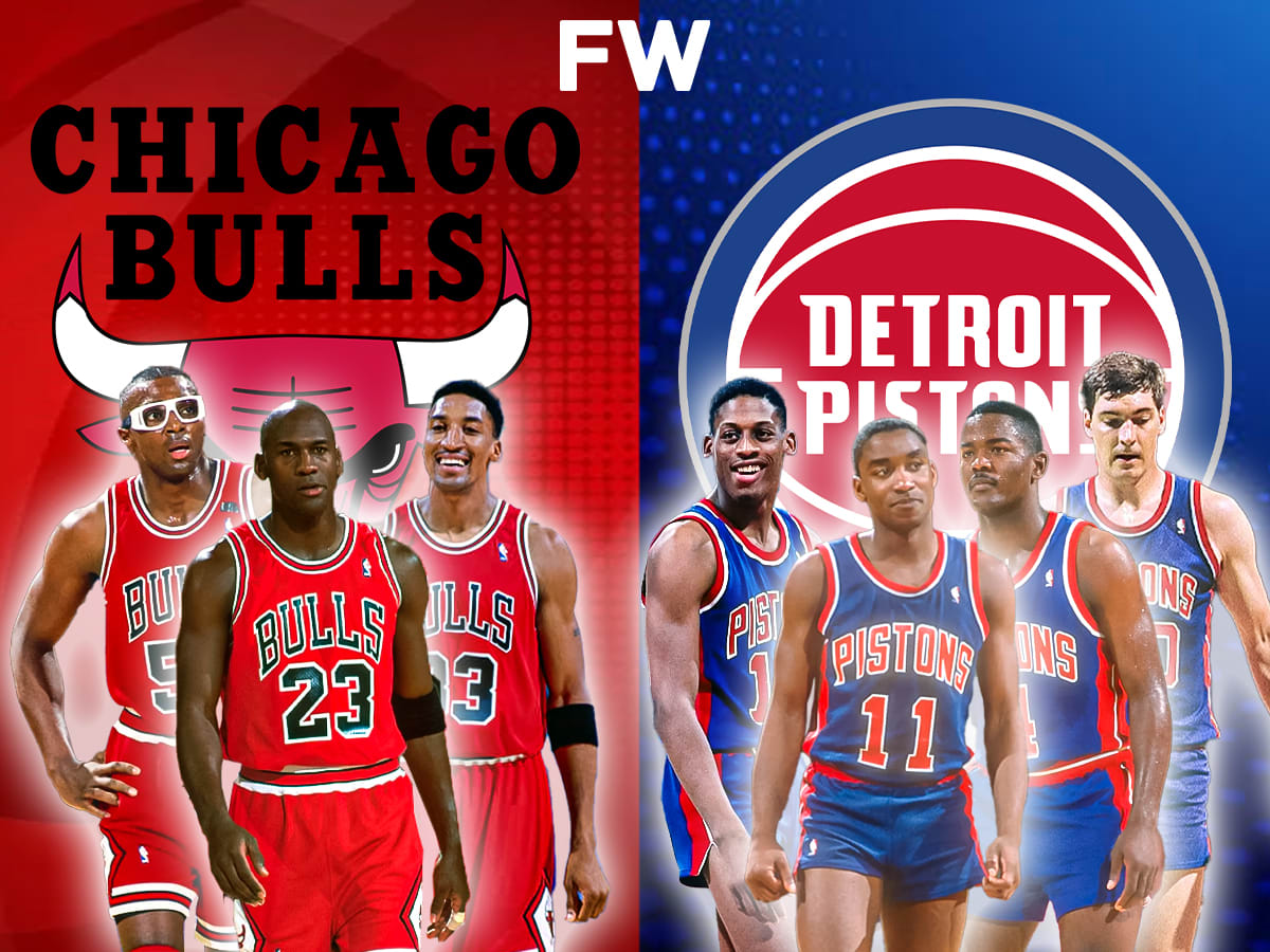 Michael Jordan Said He Could See Fear In Bad Boys Pistons Eyes When The Chicago Bulls Swept Them In The 1991 NBA Playoffs Fadeaway World