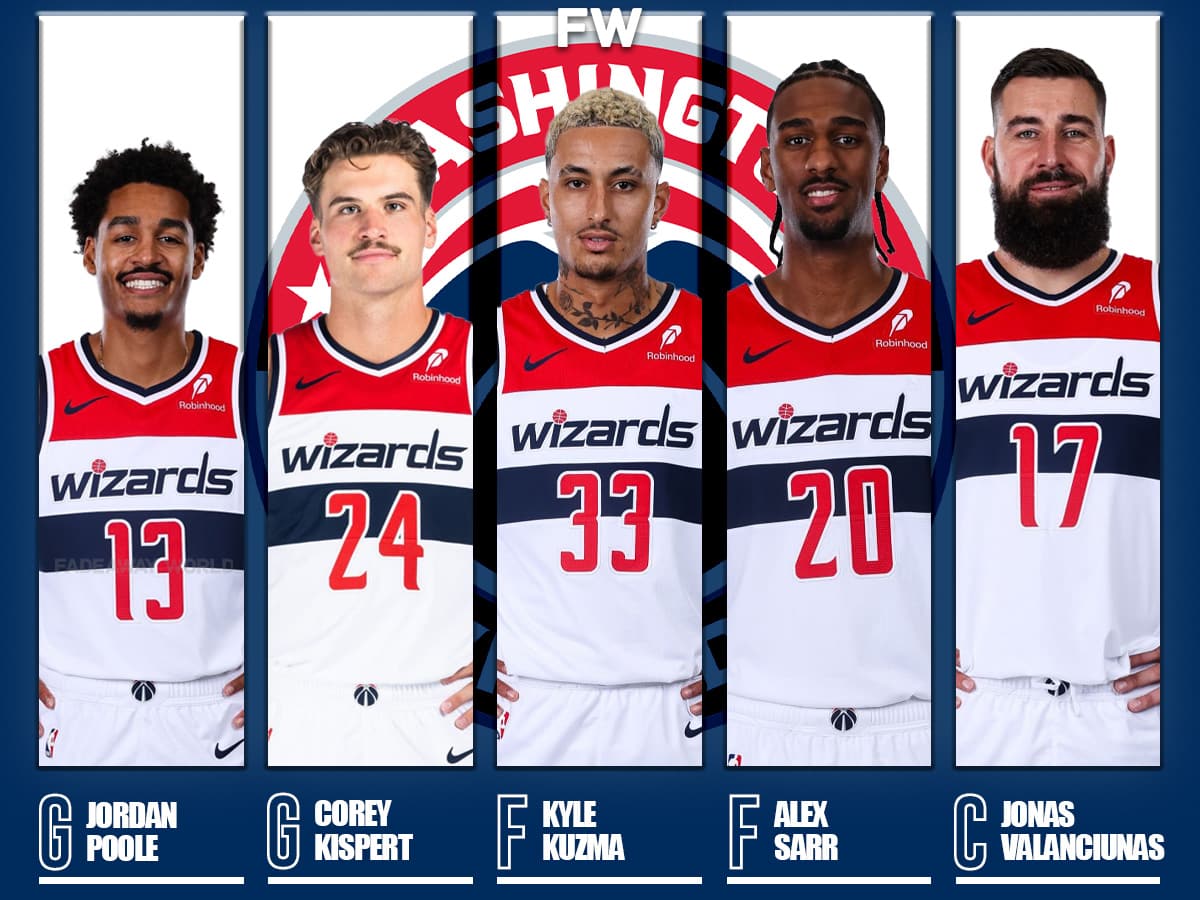 2024 25 Washington Wizards Projected Starting Lineup Fadeaway World