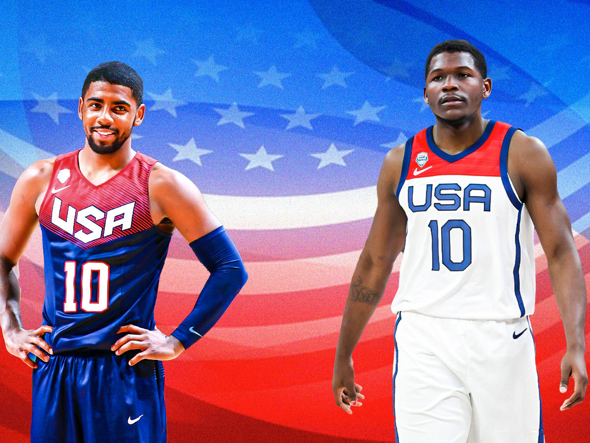 Kyrie irving team top usa jersey 2019