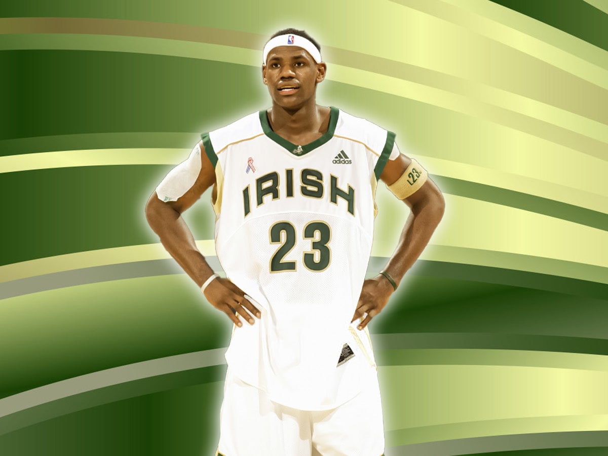 LeBron James Was Banned From Playing During His Senior High School Season After He Accepted Two Free Jerseys That Were Worth A Total Of 845 Fadeaway World