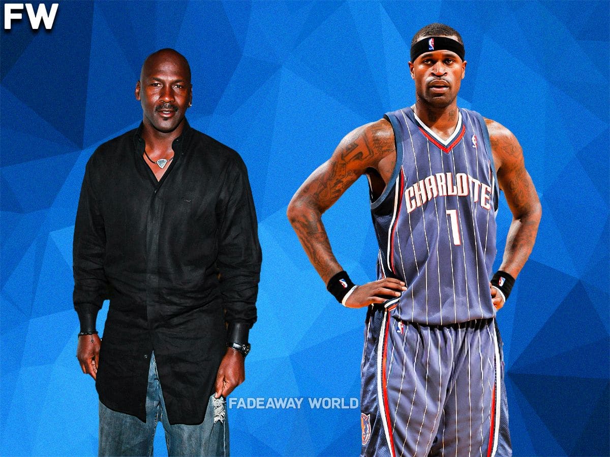 Michael Jordan Didn t Hold Back After Beating Stephen Jackson And The Charlotte Bobcats Starters With The 2nd Unit Fadeaway World