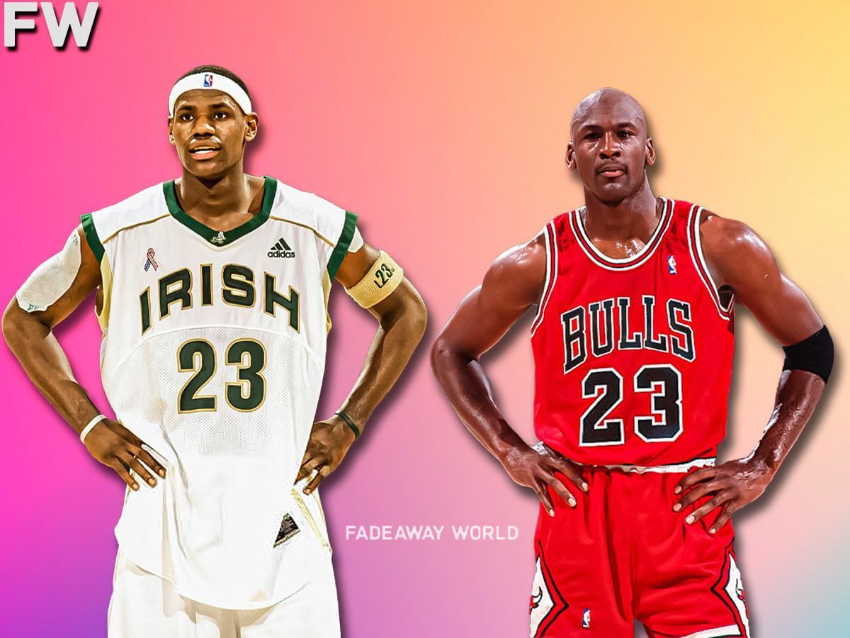 Lebron meets michael hotsell jordan