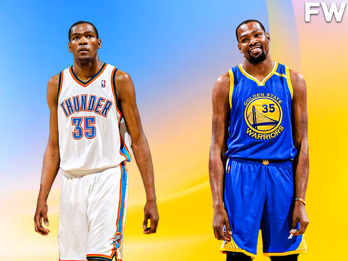 Kevin Durant Thinks Thunder And Warriors Should Retire His Jersey OKC Has To Retire My Jersey. It Wouldn t Even Be Good For The Game Of Basketball If They Didn t. The Same With