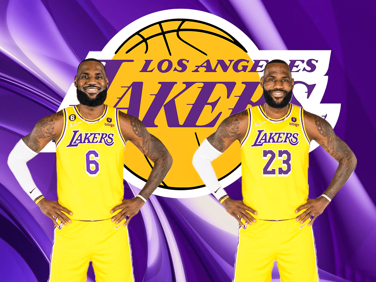 Lakers 23 hotsell jersey retired