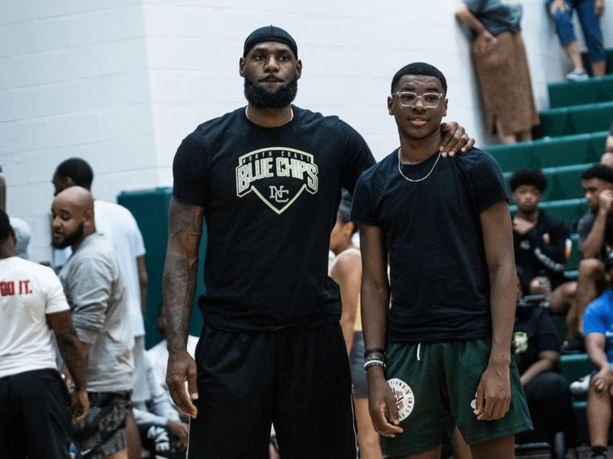 15 Year Old Bryce Is Almost As Tall As LeBron James Already