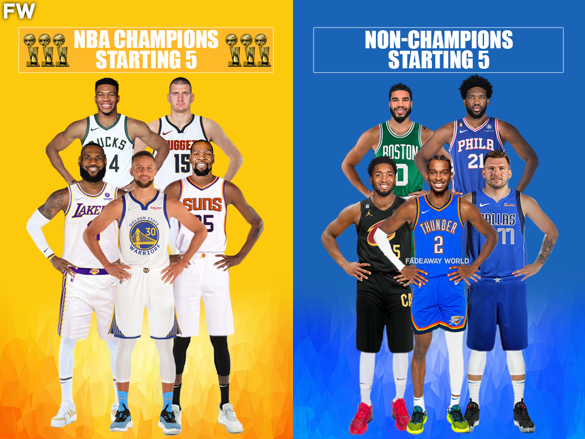 NBA Champions Starting 5 vs. Non-Champions Starting 5: Who
