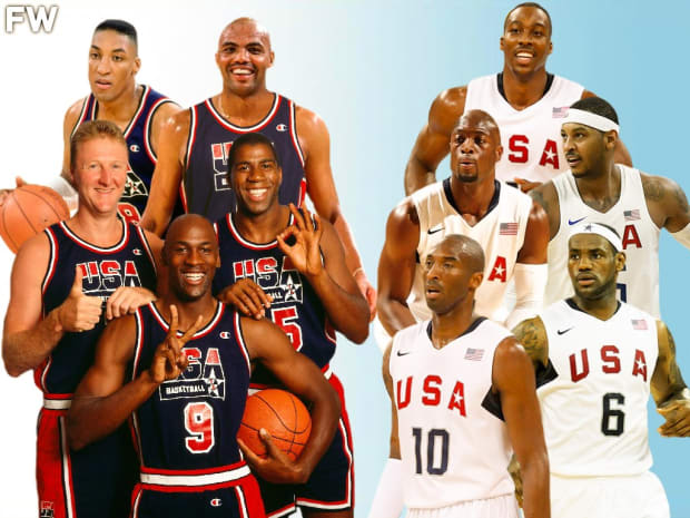 Mike Krzyzewski Reveals Who Would Win The Game Of Century Michael Jordan And The Dream Team Vs Lebron James And The Redeem Team Fadeaway World