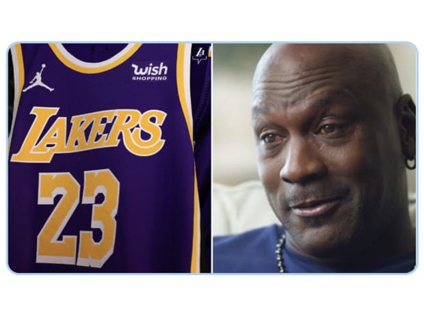 lakers air jordan jersey