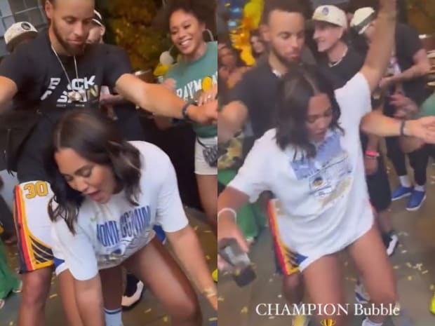 NBA Fan Jokingly Says "Looks Like We're Gonna Have Another Curry" After Hot  Dance Of Stephen And Ayesha Curry - Fadeaway World