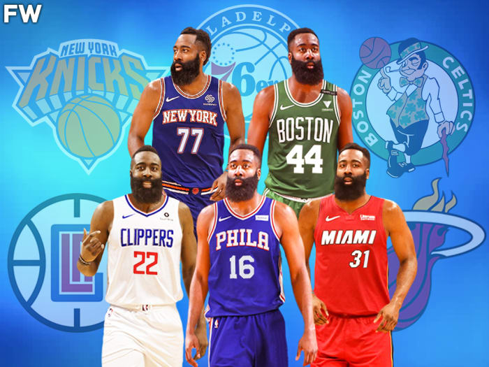 5 Best Destinations For James Harden This Summer: Big 3 With The ...