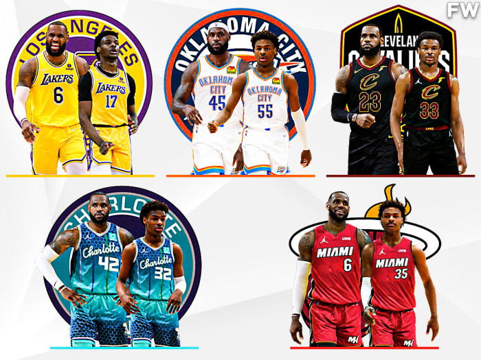 5 Best And Most Realistic Destinations Where LeBron James Can Finish His Career With Bronny James