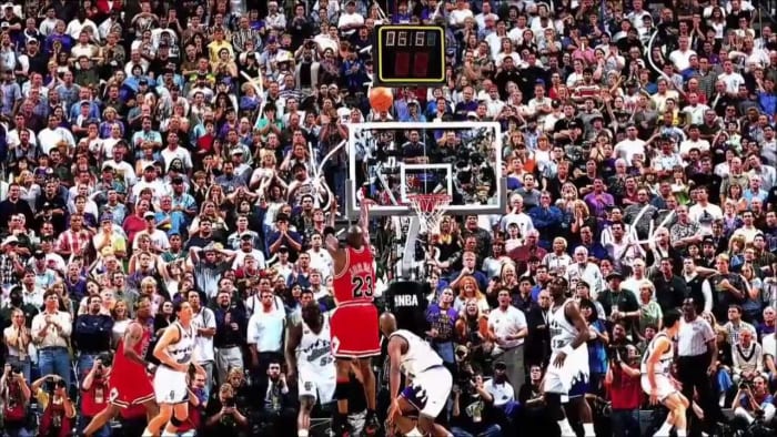 Michael Jordan Had An Incredible Sequence In Game 6 Of The 1998 NBA ...