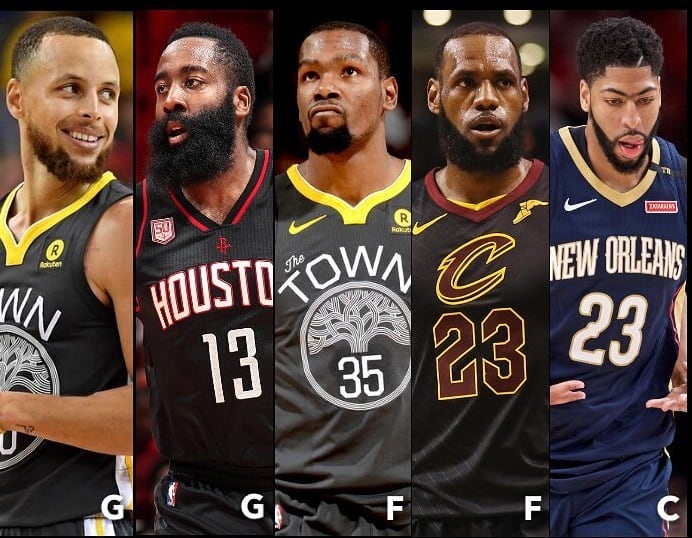 The Best Offensive Starting Lineup In The NBA Fadeaway World