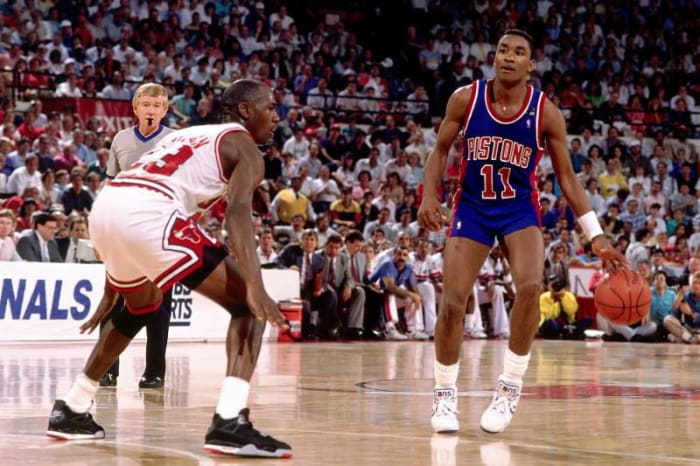 Michael Jordan Career Record vs. Larry Bird, Magic Johnson, Isiah ...