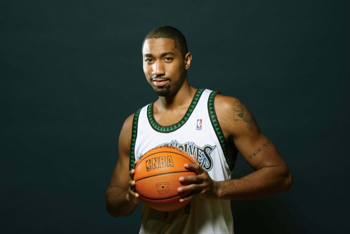 MINNEAPOLIS - OCTOBER 3: Eddie Griffin #41 of the Minnesota Timberwolves poses for a portrait during Media Day on October 3, 2005 at the Target Center in Minneapolis, Minnesota. NOTICE TO USER: User expressly acknowledges and agrees that, by downloading and /or using this Photograph, user is consenting to the terms and conditions of the Getty Images License Agreement: Mandatory Copyright Notice: Copyright 2005 NBAE (Photo By David Sherman/NBAE via Getty Images)